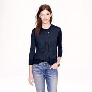 JCREW Navy Sweater Cardigan